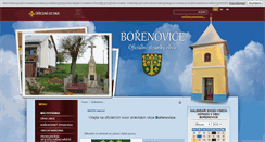 Desktop Screenshot of borenovice.cz